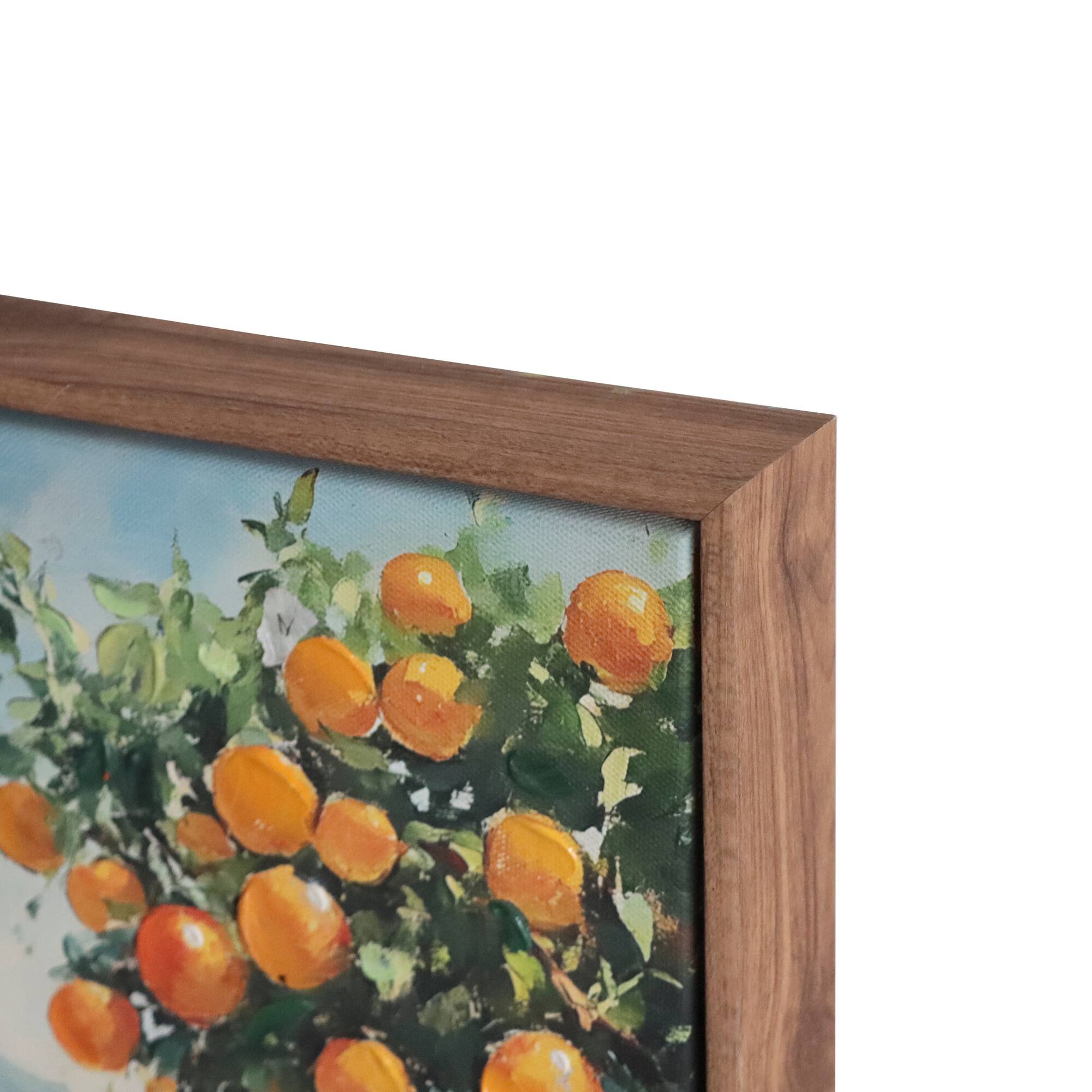16" x 20" Coastal Path with Orange Tree Wall Art by Ashland®